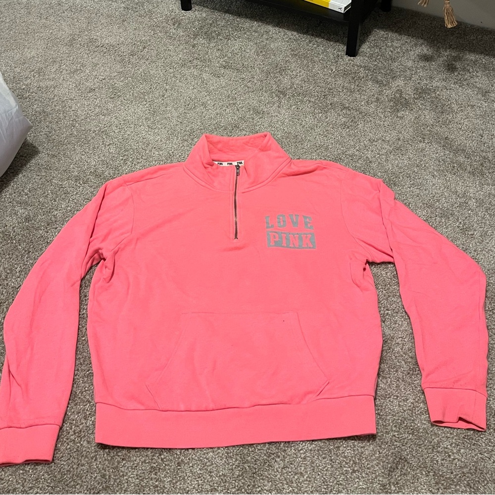 Victoria’s Secret PINK Quarter Zip - Picture 2 of 4